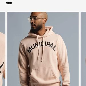 Unisex Blush Pink Municipal Hoodie
